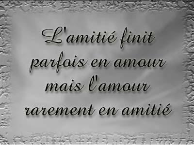 amour et amitier